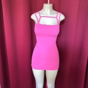 HOT PINK MINI DRESS